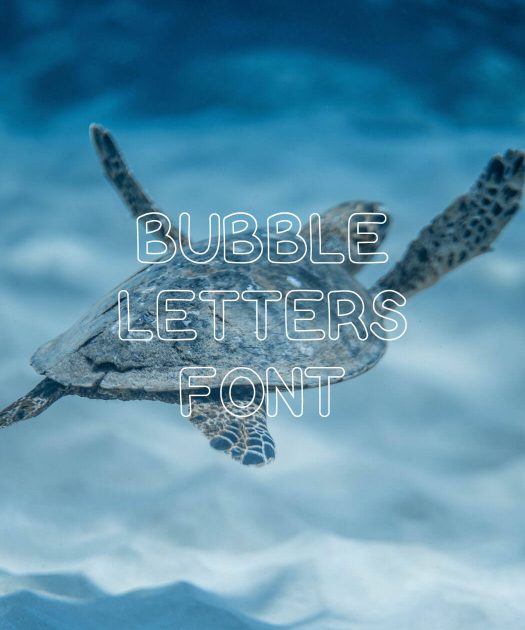 Bubble Letter Font Free Download