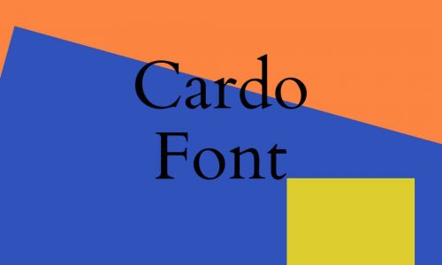 Cardo Font Free Download