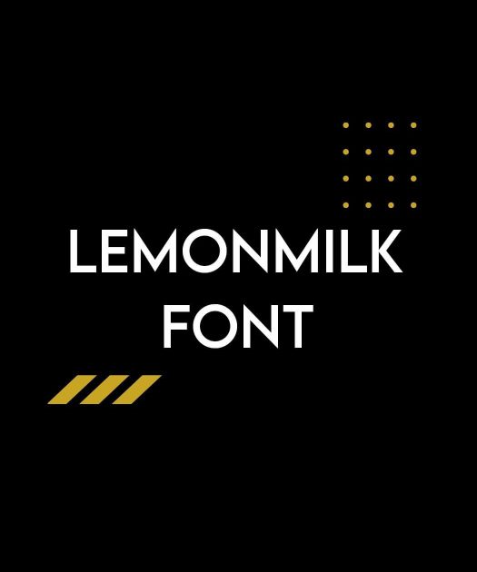 LemonMilk Font Free Download