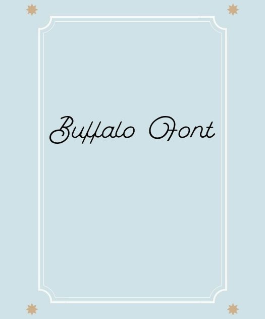 Buffalo Font Free Download