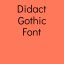 Didact Gothic Font Free Download