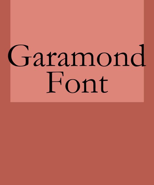 Garamond Font Free Download