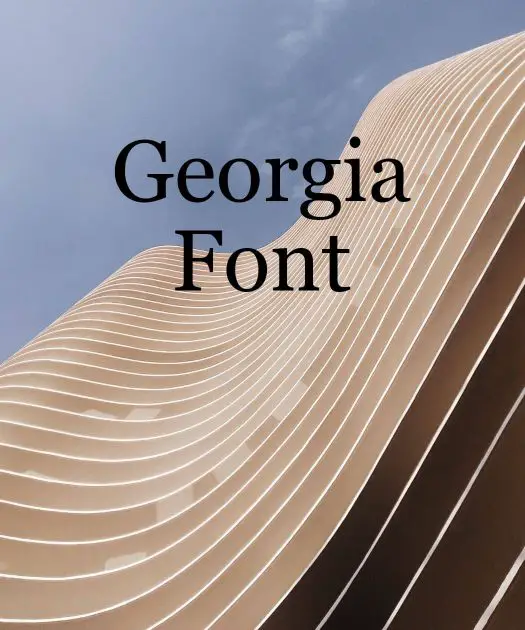 Georgia Font Free Download