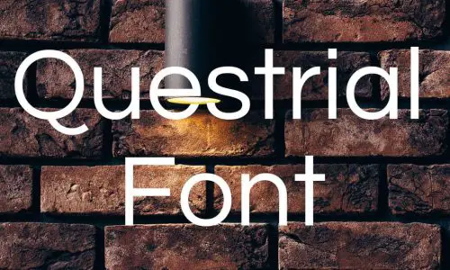 Questrial Font Free Download