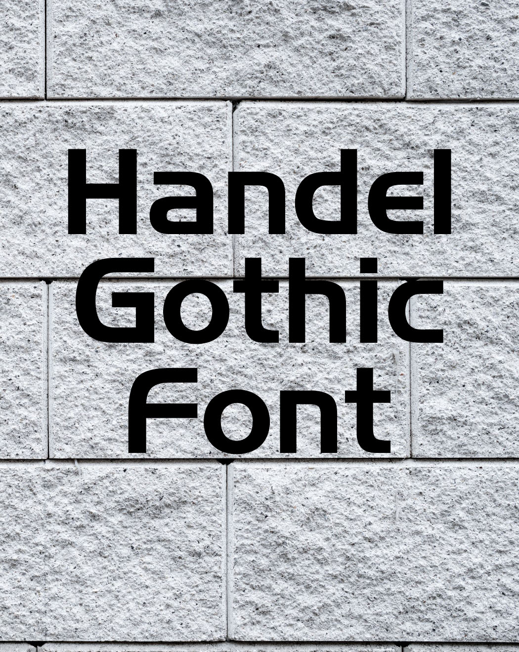 handel gothic flipfont