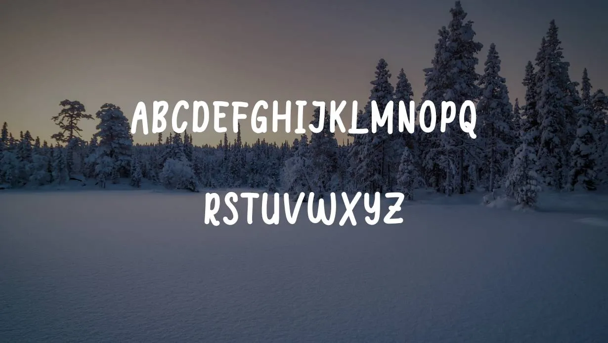 Welcome December Font