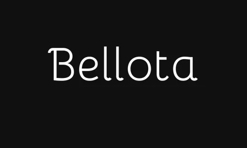 Bellota Font Free Download