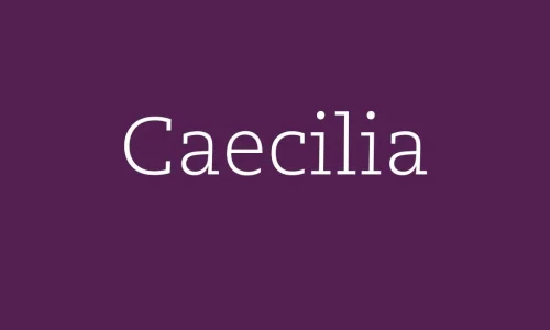 Caecilia Font Free Download