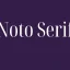 Noto Serif Font Free Download