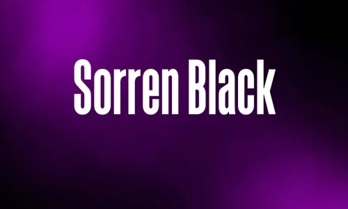 Sorren Black Font Free Download