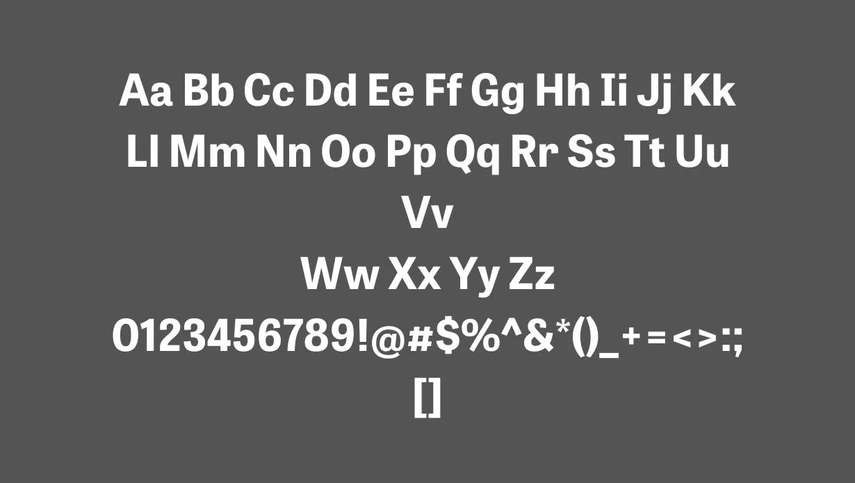 Tablet Gothic Font