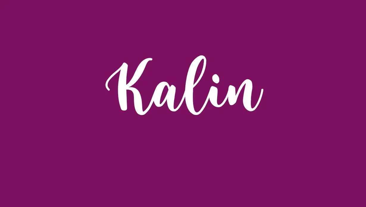 Kalin Font 