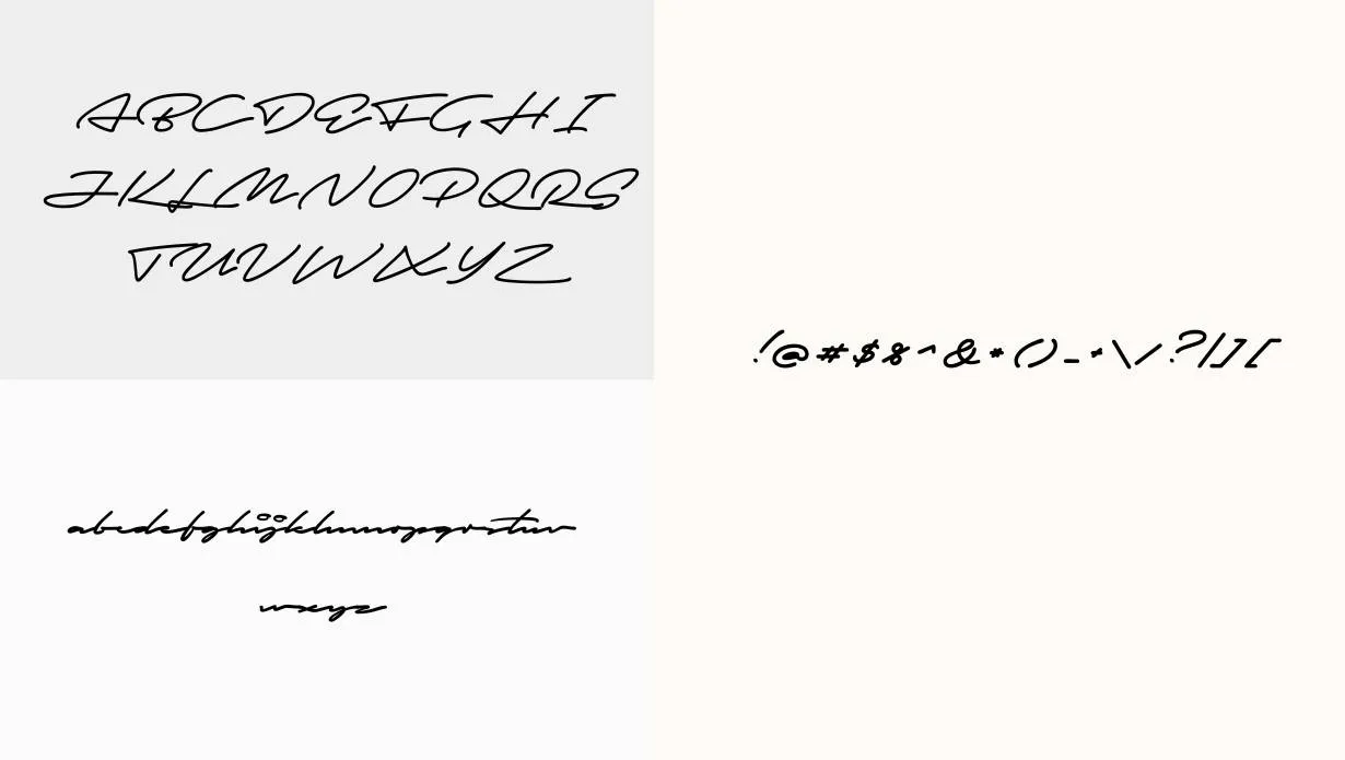 Autograph Font