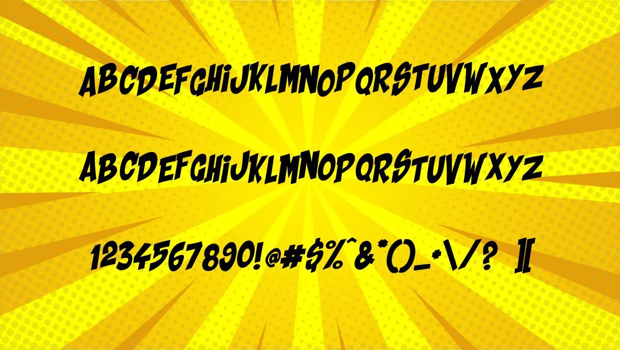 Shaka Pow Font 