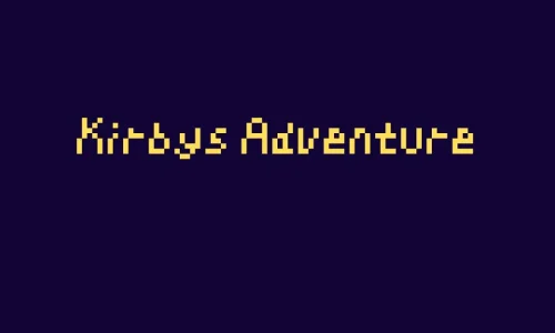 Kirby’s Adventure Regular Font Free Download